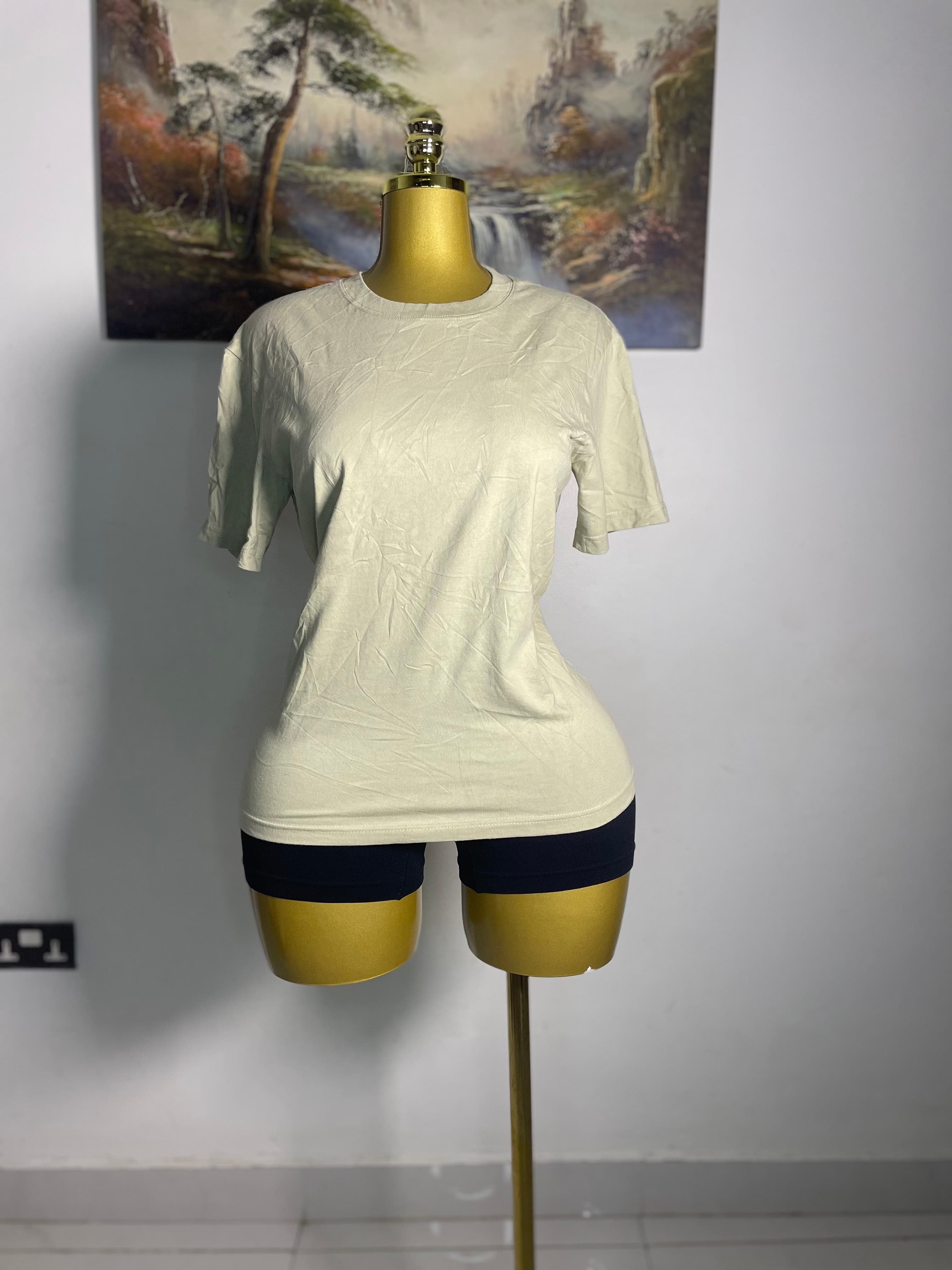 Light Green Basic T-Shirt thrift fashion item