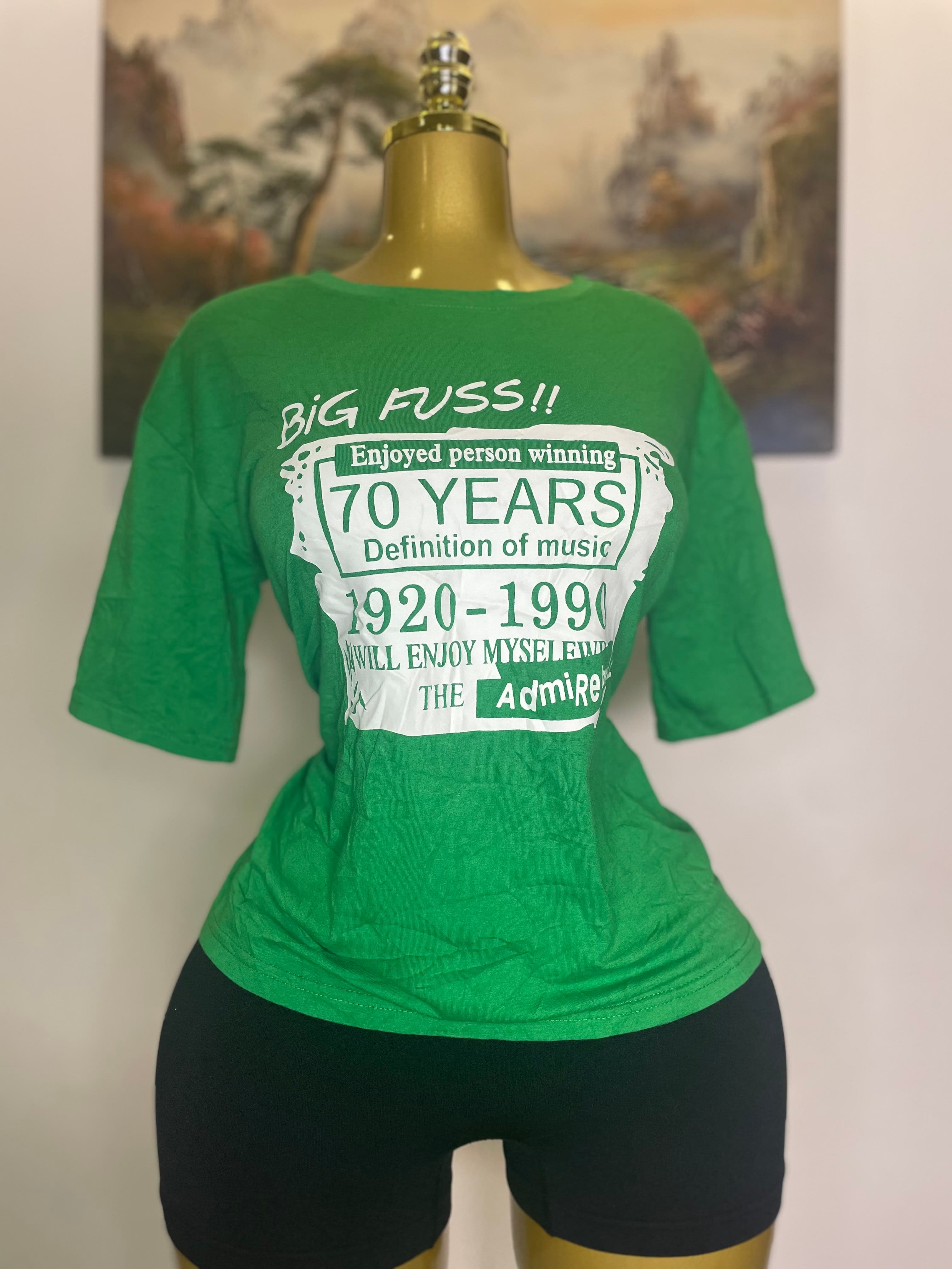Green Graphic T-Shirt thrift fashion item